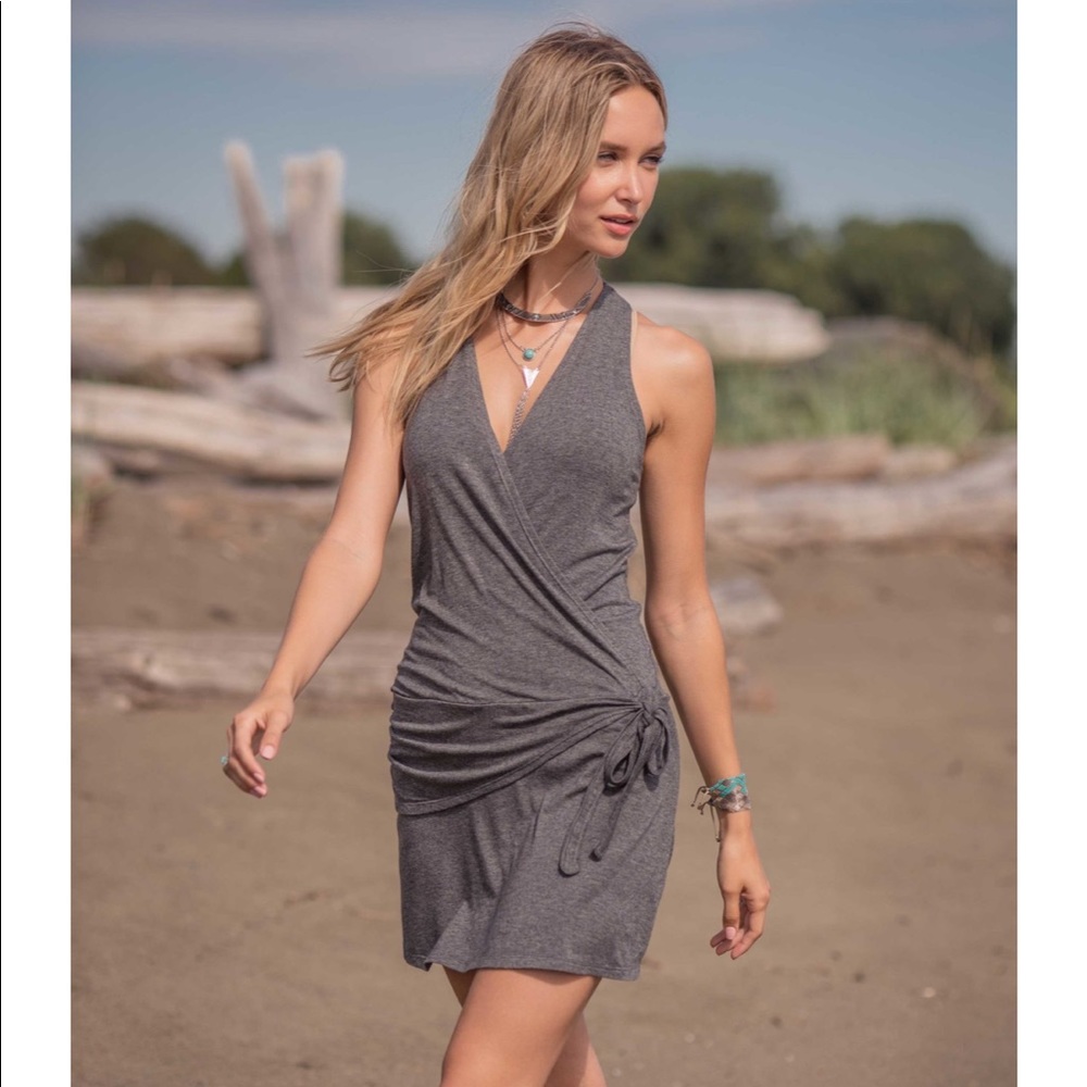 Nomads HempWear Aloha Dress, grey or purple